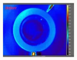 Diffraction limited focusing measured with the RIGI camera