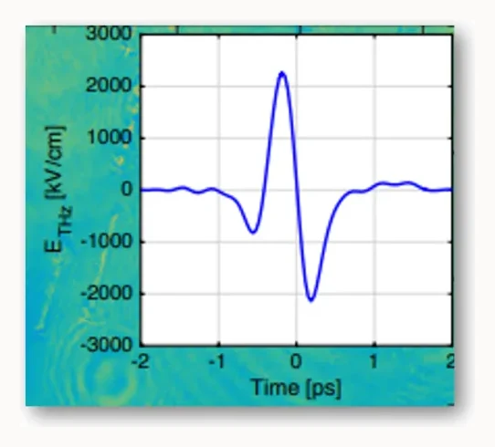 THz electric field trace